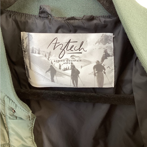 Men’s Aztech mountain green quilted jacket medium - Picture 2 of 6